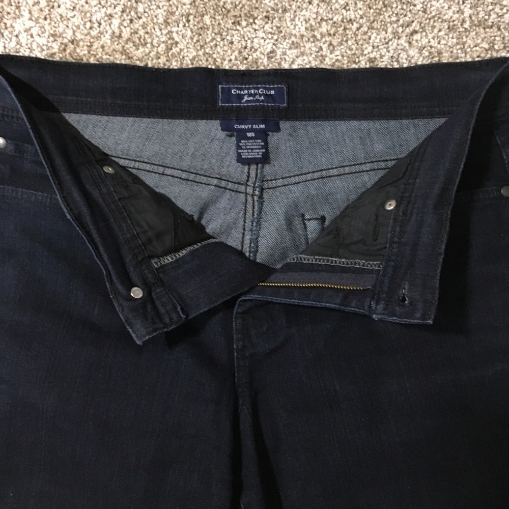 Charter Club Slim Straight Curvy Fit Jeans 10S